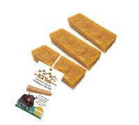K2 Yak Chews 100% Natural Long Lasting Dog Treats Turmeric Flavour Small Chew 30-40g Pack of 3