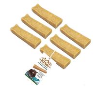 K2 Yak Chews Original Himalayan Dog Treat - 100% Natural Yak Milk Chew, Classic Long Lasting Dental Stick for Puppies & Small Dogs, Vegetarian, Gluten & Grain Free (30-40g, Pack of 6)