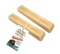 K2 Yak Chews Original Himalayan Dog Treat - Natural Yak Milk Chew, Classic Long Lasting Dental Stick for Medium Dogs, Vegetarian, Gluten & Grain Free (70-80g, Pack of 2)