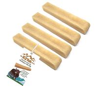 K2 Yak Chews Original Himalayan Dog Treat - Natural Yak Milk Chew, Classic Long Lasting Dental Stick for Medium Dogs, Vegetarian, Gluten & Grain Free (70-80g, Pack of 4)