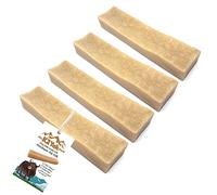 K2 Yak Chews Original Himalayan Dog Treat - Natural Yak Milk Chew, Extra Long Lasting Dental Stick for Large Dogs & Strong Chewers, Vegetarian, Gluten & Grain Free (100-120g, Pack of 4)