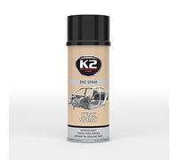 K2 Zinc Spray, High-Temperature, Corrosion Protection, Rust Protection, Weldable, 400 ml
