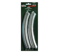 K20-100 Kato N Scale Ground Level Radius 249mm Curved Track 45 Deg.(4)