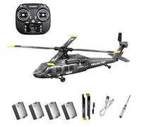 K200 UH-60 BlackHawkk RC Helicopter with 6-Axis Gyroscope & One-Key Inverted Flight, 2.4G 6CH Remote Control Helicopter with Altitude Hold & Optical Flow Positioning for Adults - RTF