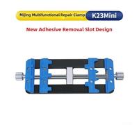 K23 Mini Repair Clamp for PCB IC Chip Soldering, Deepened V-Groove with Offset Fixing Angle, High- Resistant Composite Stone, 182x60x24mm, Compatible with