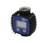 K24 Electronic Flow Meter Digital Fuel Oil Water Urea Gear Flowmeter High Precision Plastic Stainless Threaded(PPS G1 IN Thread)