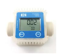 K24 Electronic Flow Meter Sensor Adblue,Chemicals,urea,kerosene,gasoline, Water,light Oil(Blue horizontal)