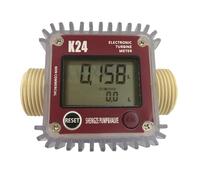 K24 Electronic Flow Meter Sensor Adblue,Chemicals,urea,kerosene,gasoline, Water,light Oil(RED horizontal)
