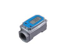 K24 LCD Ultrasonic Flow Meter for Fuel, Easy to Use Tools, High Precision Electronic Digital Display, Aluminum Alloy Multipurpose Flow Meter.(1 Inch)