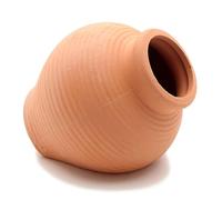 k2aqua Ceramic Aquarium Ornament Jar Cave Natural Decoration Hiding Place for Fish Shrimp and Aquatic Pets Safe Handmade Ceramic Décor Betta Breeding Cave and Shrimp Hideout for Rest and Spawning