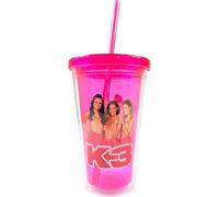 K3 drinking cup with straw pink - lemonade cup for girls 300 ml