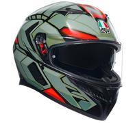 AGV K3 DECEPT full face helmet matt black-green-red L