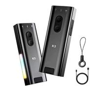 K3 Ultramulti EDC Keychain Tool, Mini Keychain Flashlight with Hat Clip, Magnetic Rechargeable EDC Flashlight, Multi-Mode Powerful RGB Flashights, Waterproof Flat Flashlights for Camping, Outdoor