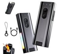 K3 Ultramulti Edc Keychain Tool, Rechargeable Mini Keychain Flashlight with Diffuser Clip, Multipurpose Pocket Light Hat Lamp Camp Lantern for Dog Walking Weather Resistance for Outdoor(Gray*2)