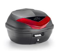 KAPPA K355N TOP CASE black with red reflector 35 liters