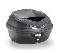 KAPPA K355N TOP CASE black with transparent reflector 35 liters