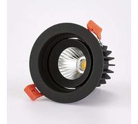 k3Mq9Rw Embedded Downlight Spotlight, Perforated Downlight 3000K 4000K 6500K Integrated Compact Bedroom And Living Room Decoration(White Light,1pc)