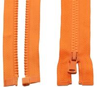 k3Mq9Rw sewing accessories Slider-type Automatic-lock Plastic Zip, Suitable For Garment Sewing, 2 Pieces(Orange,70cm)