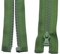 k3Mq9Rw sewing accessories Slider-type Automatic-lock Plastic Zip, Suitable For Garment Sewing, 2 Pieces(Green,90cm)