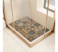 k3Mq9Rw Shower Mat Non Slip Boho Quick-Dry Soft Rubber Loofah Bath Mat(Braun,40x60cm)
