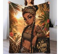 K3S9H2L7 Leopard print 3D microfiber throw blanket soft fleece decor | 80×90inch plush microfiber touch lightweight warmth sofa bed accent bold design modern home gift travel easy