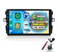 K4 Pro Plus,PLKEQS Android 15 Car Stereo for T-oyota Auris E150 2006-2012, 9" 2K Touch Screen Double Din, Wireless CarPlay Android Auto, GPS Navi, Bluetooth, WiFi, FM RDS, Backup Camera