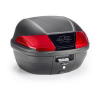 Kappamoto Motorcycle Top Case K400N2 Monolock 40L Restyling '24 Black