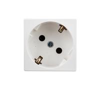 K45 Single Schuko Socket with/u 16A IP20 with Simon Connect K01/9