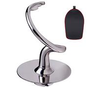 K45DH Dough Hook Attachment and Mixer Slider Mat for KitchenAid 4.5-5 Quart Tilt-Head Stand Mixer, Stainless Steel Spiral Dough Hook, Mess Free, Dishwasher Safe, Mixer Accessory