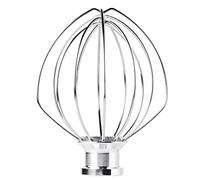 K45WW 6-Wire Whip Attachment for KitchenAid 4.5 and 5 Quart Tilt-Head Stand Mixer, Egg Cream Stirrer, Cake Mayonnaise Whisk, Whisk Attachment for KitchenAid Mixer Accessories
