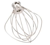 K45WW Stainless Steel Wire Whip for KitchenAid Artisan Series Tilt-Head Mixer 5 Quart Bowl, 6 Wire Whisk Fits for Artisan Mixer, Heavy Duty, Dishwasher Safe, Balloon Whisk
