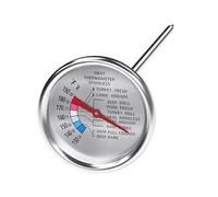 K5 Meat Thermometer Large 2.4 Inch Dial Poultry Thermometer Stainless Steel Safe Waterproof Classic Design BBQ Poultry Probe Cooking Meat Thermometer for Home Cooking Turkey Beef