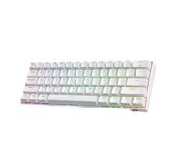 K530 Pro Draconic 61 Compact Wireless RGB Mechanical Keyboard Compatible With Bluetooth 24GHz And Wired 3 Modes Hot-Swap Socket(WHITE)