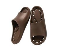 K5C7S3W9D6 Lightweight Slippers Shower Shoes for Women Men, Lightweight Quick Drying Bathroom Slippers, Non-Slip Pool Beach Gym Slides with Drain Holes Bathroom Slippers(Dark brown,Alpha X-Large)