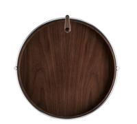 K6 Trolley Serving trolley Tecta walnut - black lacquered tubular steel - K6