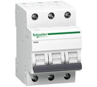 Schneider Electric A9K01316 Circuit Breaker K60N 3P, 16A, B Characteristics, 6kA, White, 16 Ampere B