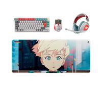 K65 Plus Keyboard (UK), Harpoon v2 Mouse, HS80 Headset, and MM300 Mouse Pad CORSAIR x Edge Runners S2 (Cyberpunk 2077)