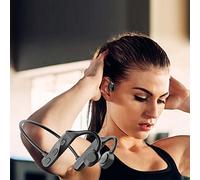 K69 Bone Conduction Headset Wireless Bluetooth 5.0 Water Proof Sports Noise Reduction Handsfree With Microphone Music Production Headphones (Black, One Size)