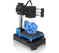 K7 Mini 3D Printer for Kids - No Leveling Required, Large 100x100x100mm Print Size, Perfect for Student Education, Compact Desktop 3D Printing Machine, Black