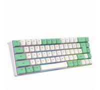 K701 Mechanical Keyboard with Tactile Feedback RGB Backlit 68-Key Wired Gaming -Shot Keycaps Detachable USB Cable