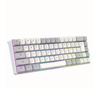 K701 Mechanical Keyboard with Tactile Feedback RGB Backlit 68-Key Wired Gaming -Shot Keycaps Detachable USB Cable