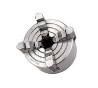 K72-100 4 Jaw Independent 100mm Manual Scroll Chuck for Mini Lathe - Durable Hardened Steel