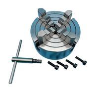 K72-125 125mm 4 Jaw Independent Lathe Chuck - High Precision Metal Scroll Chuck 1 Set