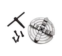 K72-125 5" Rear Mount Metal Lathe Chucks Machine Tools Idependent Scroll Chuck Cartridge for Grinding Machines Milling Machines