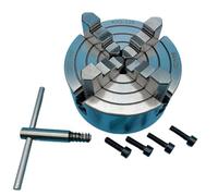 K72-125 Lathe Chuck 125mm 4 Jaw Independent Chuck Manual Type Metal Scroll Chuck