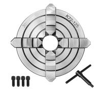K72-125 Machine Chuck 5Inch 4-Jaw Independent Jaw Metal Machine Chuck Turning Machine Accessories for Machine Use