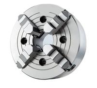 K72 Four Jaw Independent Chuck High Precision Lathe CNC Machine Tool Manual Workholding Clamp Heavy Duty Chuck for Milling(K72-160)