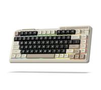 K75 Lite Wireless Mechanical Keyboard, 75% Gasket Mount RGB Gaming Keyboard with 3 Mode Knobs, BT 5.0/2.4G/USB-C Wired, Hot Swappable, 5 Layer Pad and Creamy Linear Switch, Compact 82 Keys