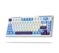 K75 Lite Wireless Mechanical Keyboard, 75% Gasket Mount RGB Gaming Keyboard with 3 Mode Knobs, BT 5.0/2.4G/USB-C Wired, Hot Swappable, 5 Layer Pad and Creamy Linear Switch, Compact 82 Keys