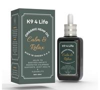 K9 4 Life Dog Calming Hemp Oil 60ml Extra Large Double Strength | For Barking, Emotions Supports Healthy Joints Helps To Stop Barking, Natural Anxiety & Stress Relief 60,000mg Made in the UK